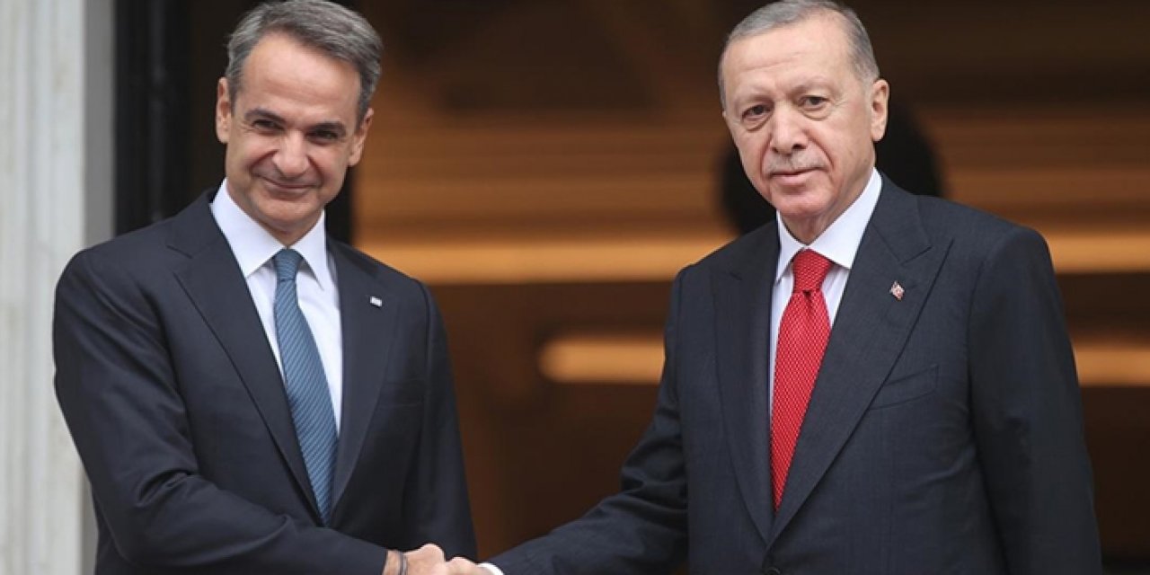 Cumhurbaşkanı Erdoğan-Miçotakis: "Ege'yi barış denizi haline getireceğiz"