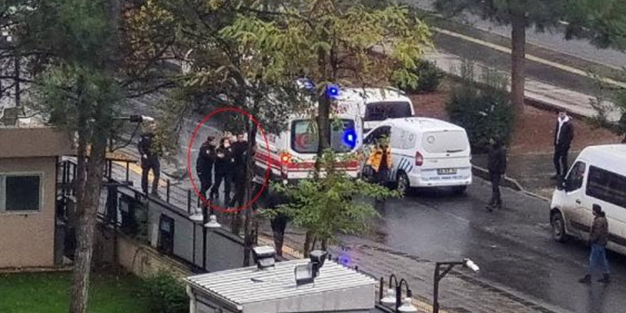 Kavgayı ayırmaya çalışan polisin burnunu kırdılar!