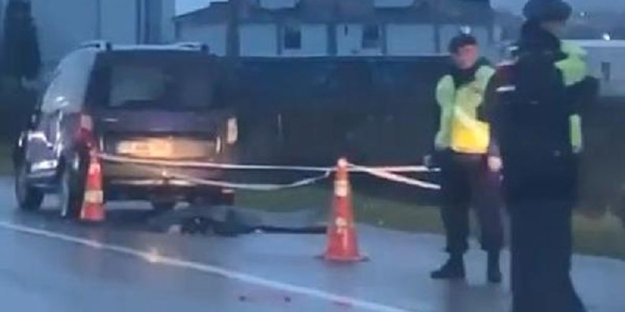 Yolun karşısına geçmek isterken canından oldu