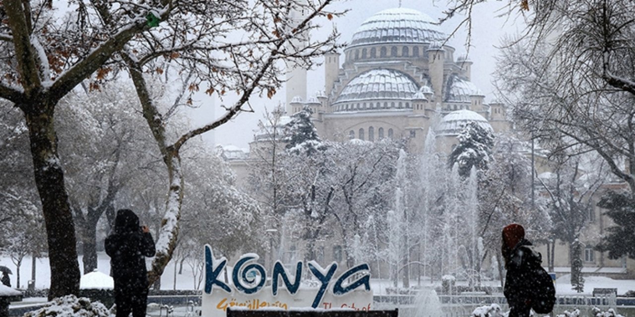 Konya’ya kar uyarısı geldi: Şehirde yüksek alarma geçildi
