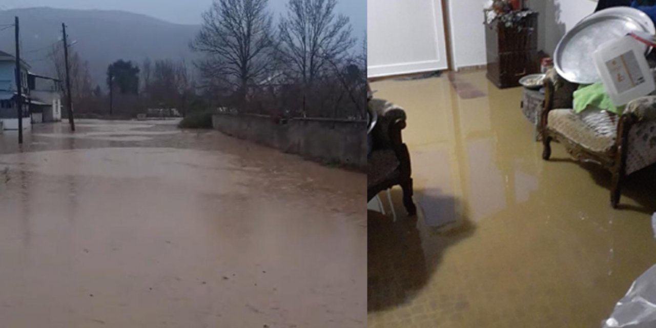 Düzce'de sağanak hayatı olumsuz etkiledi