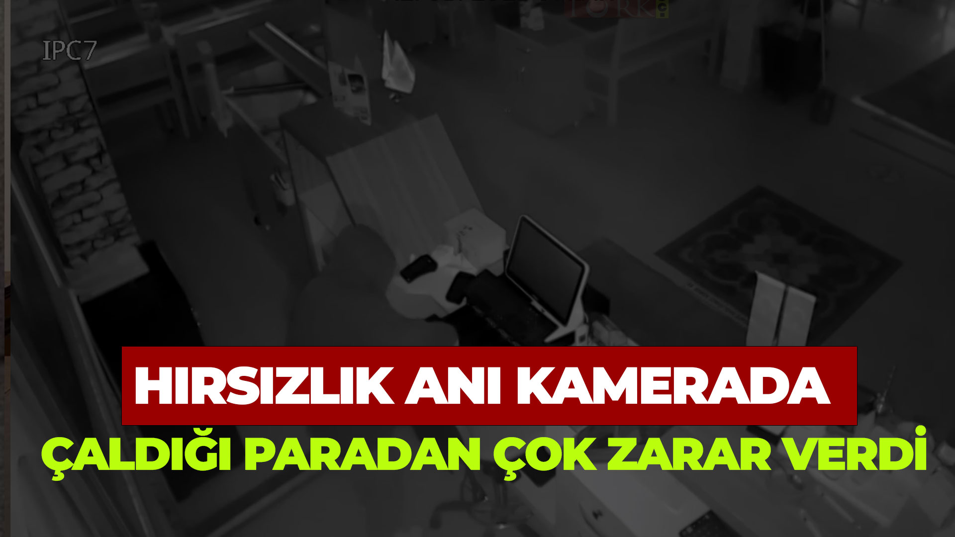 Kırşehir'de hırsızlık anı kameraya yansıdı...