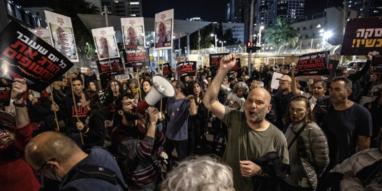 İsrailli vatandaşlardan Netanyahu’ya protesto