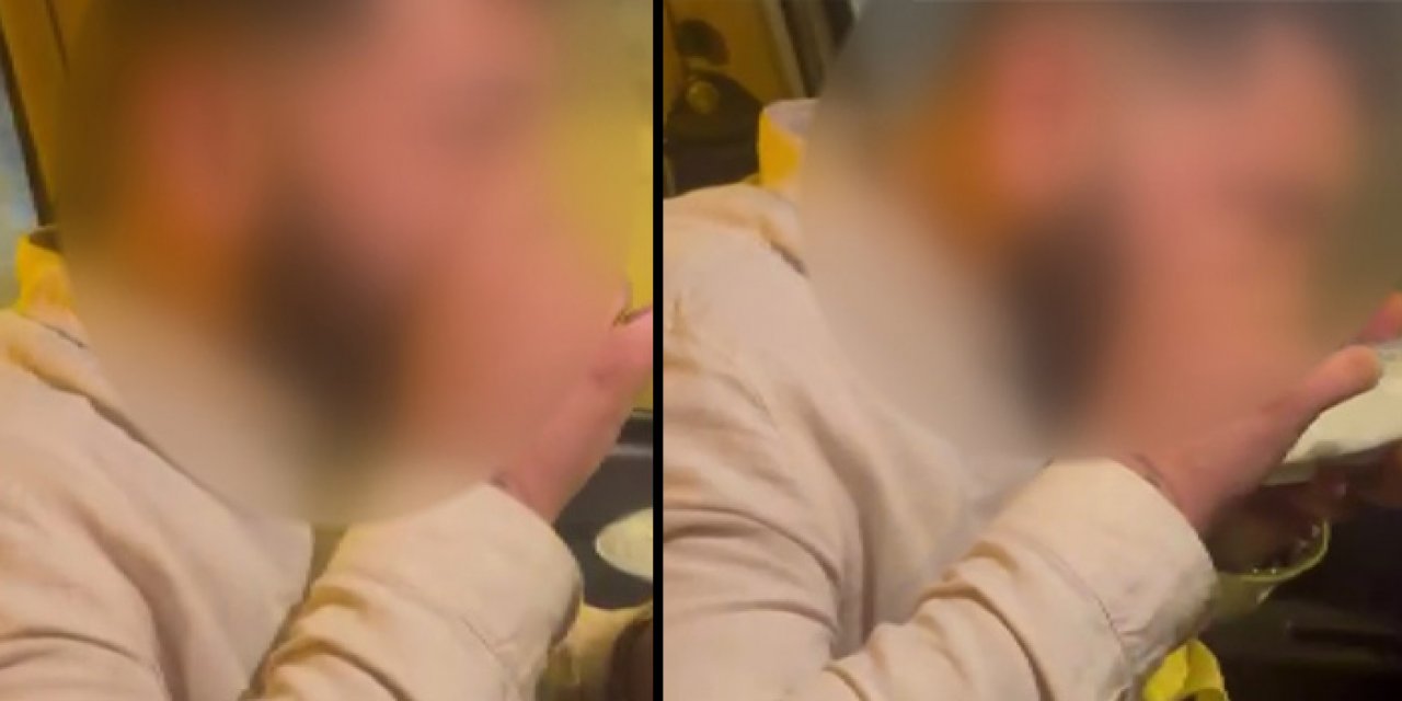 Taksiciden şok görüntüler: Direksiyon başında uyuşturucu kullandı!