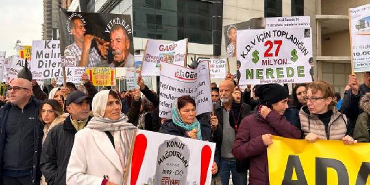 Esenyurt’ta konut mağdurları eylem yaptı