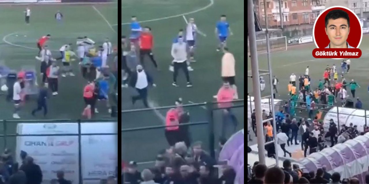 Şok şok şok: Bir hakem daha dövüldü; dünkü olay sonrası görüldü