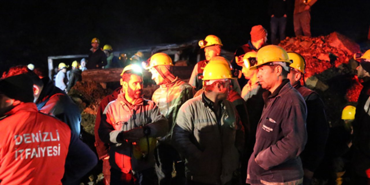 Denizli'de maden ocağında göçük: 2 ölü 1 yaralı