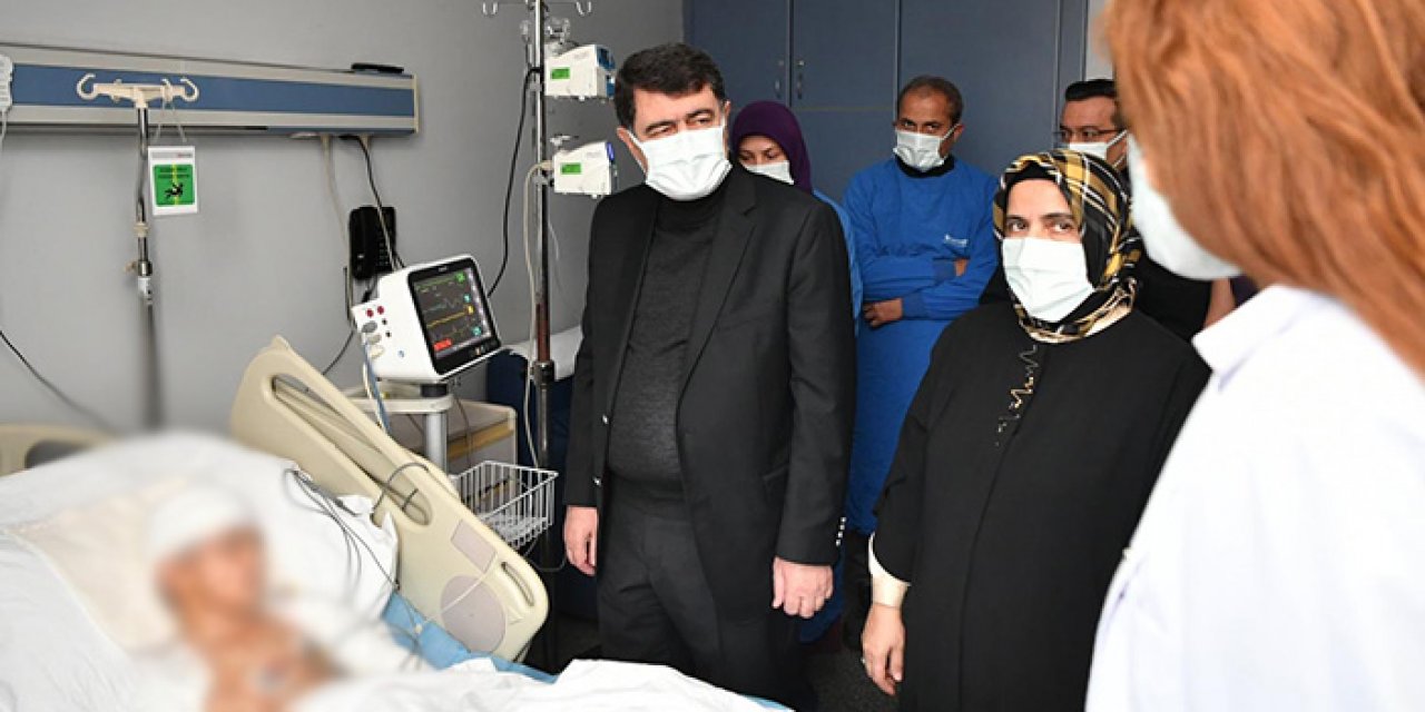 Ankara Valisi Şahin’den köpek terörüne maruz kalan Tunahan Yılmaz’a ziyaret