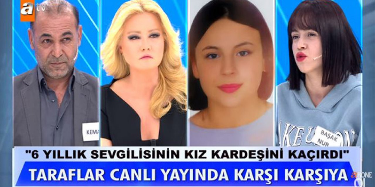 17 yaşındaki Elif Nur'u kaçıran Altuğ canlı yayında