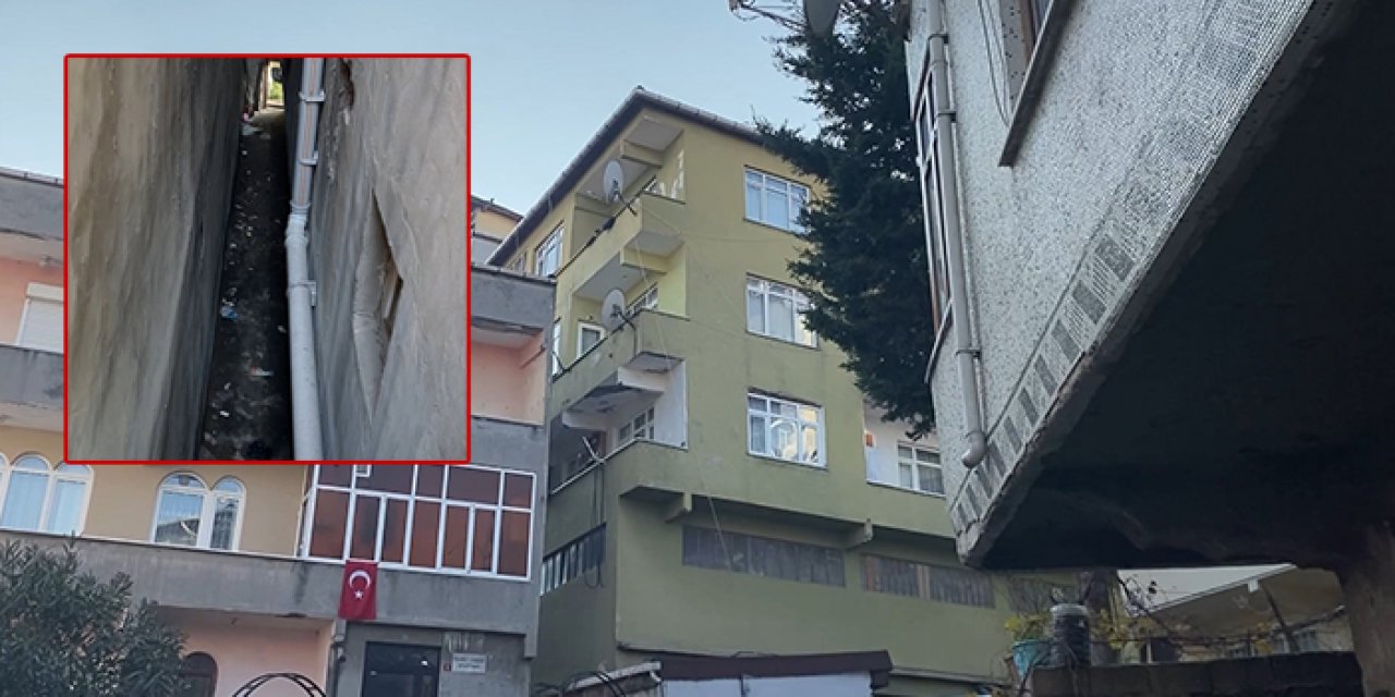 İstanbul'da korkunç olay: Bebeğini bina boşluğuna attı!