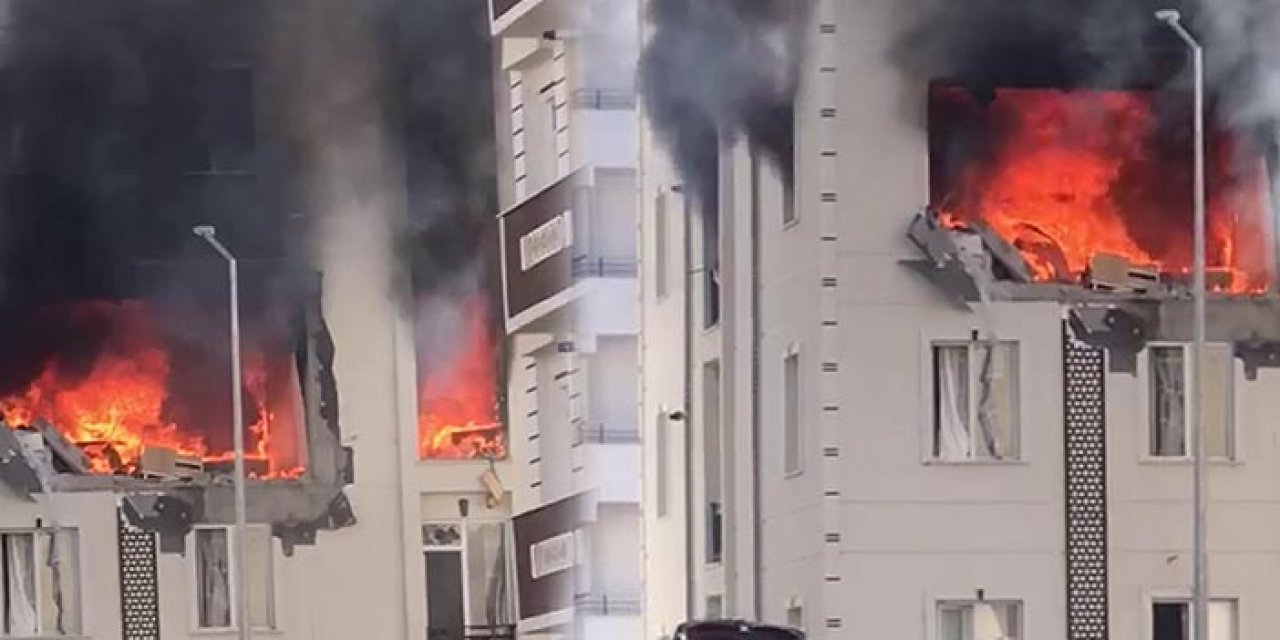 5 katlı bina alev aldı: 6 yaralı