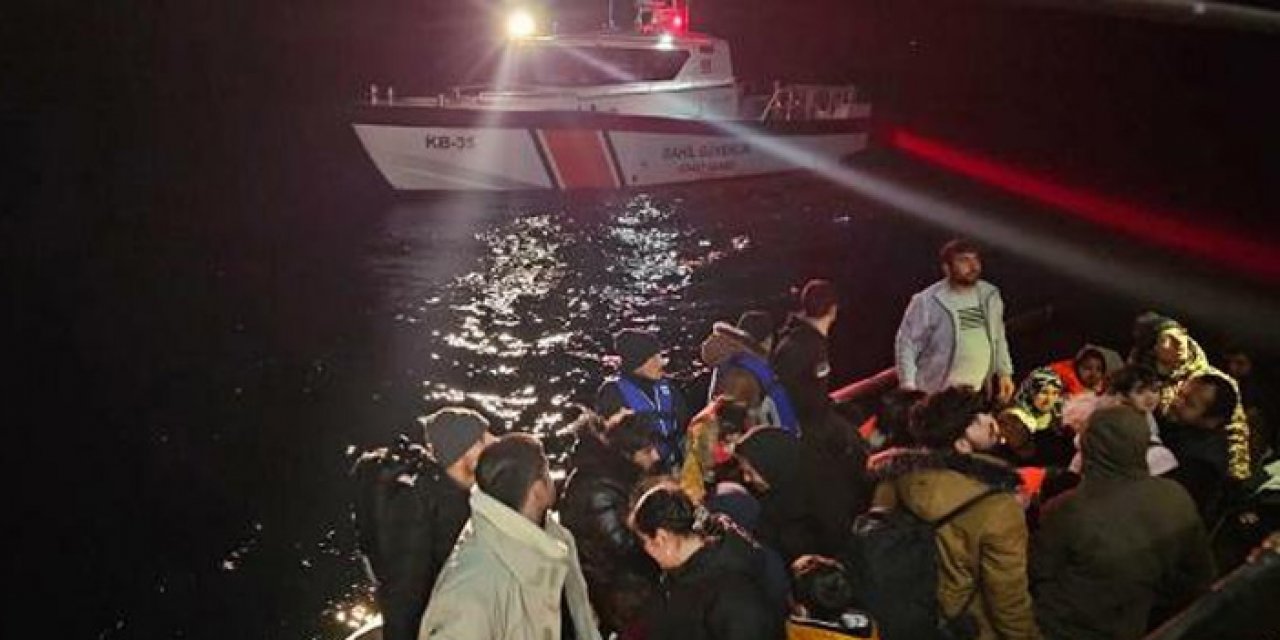 Yunanistan'ın geri ittiği 106 kaçak göçmen kurtarıldı
