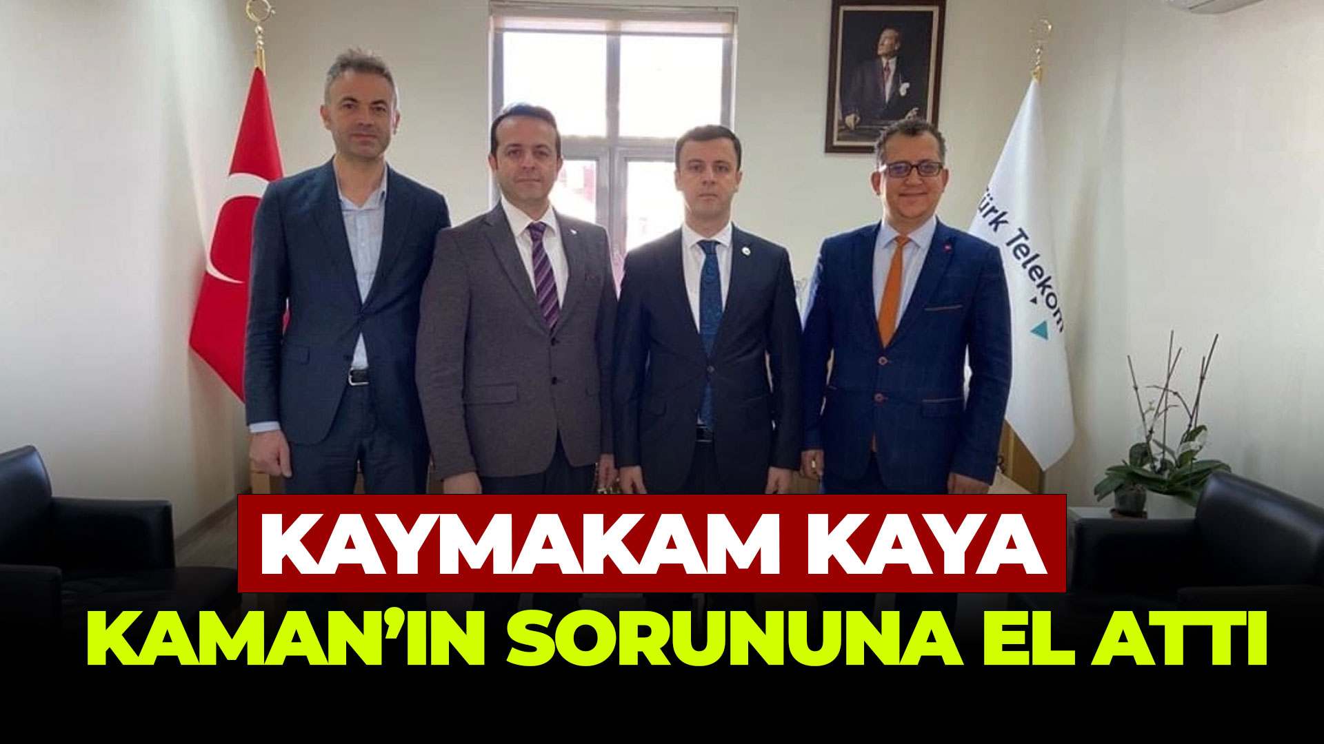 Kaymakam Kaya Kaman'ın o sorunun çözmek için kolları sıvadı