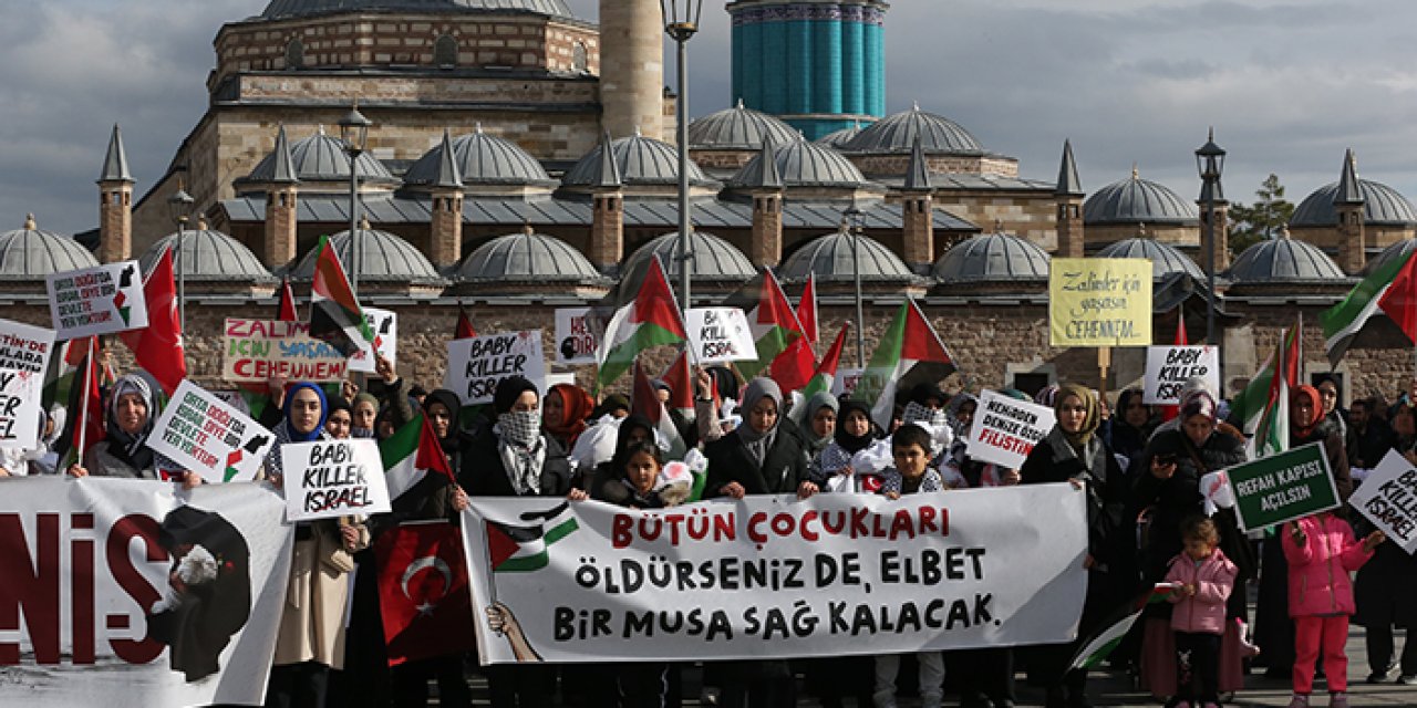 Konyalı kadınlardan "Kefenli Direniş"