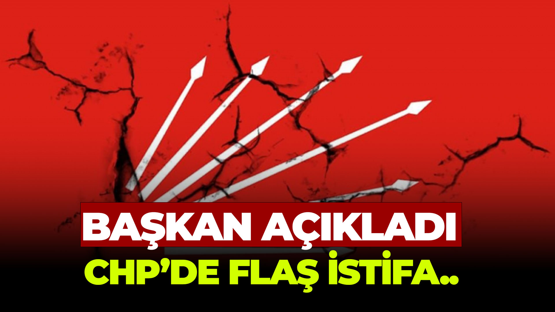 CHP'de istifa şoku...