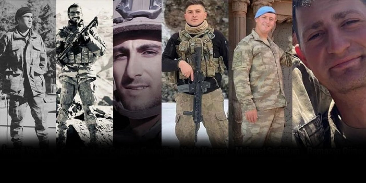 Türkiye şehitlerine ağlıyor: Irak'ın kuzeyinde 6 şehit
