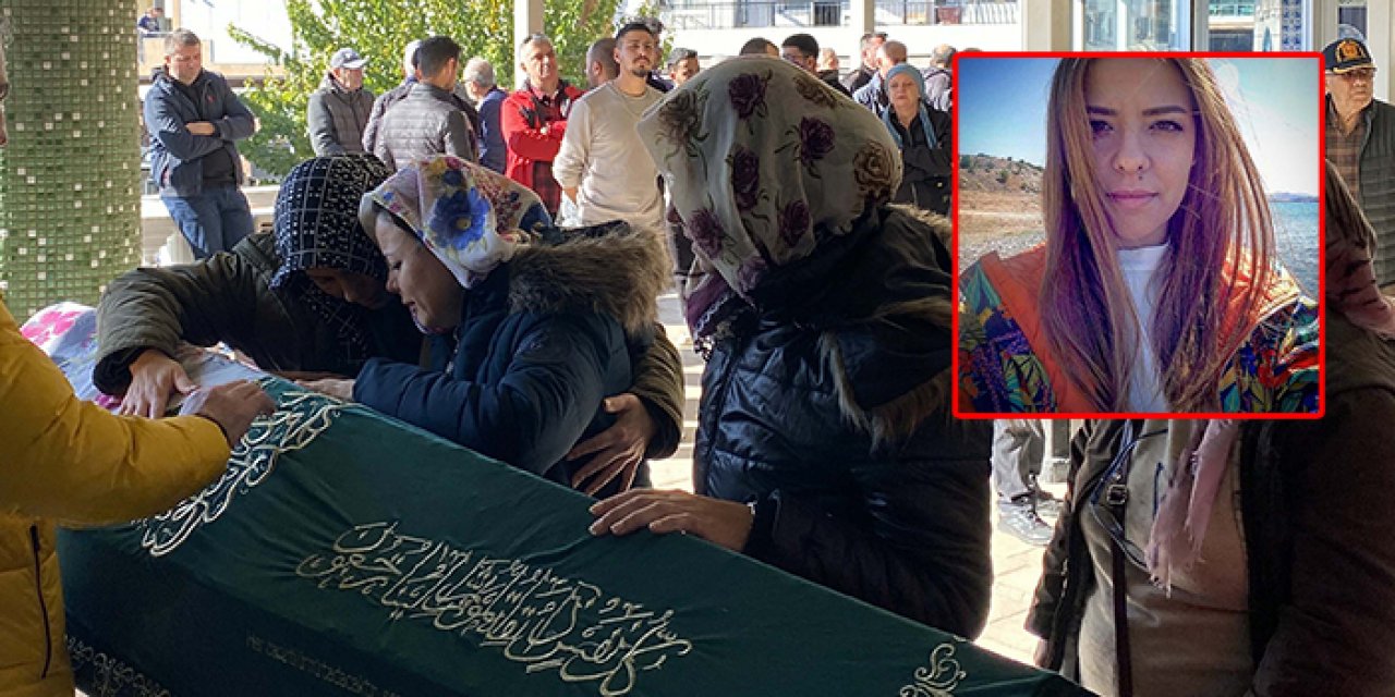 İzmir'de parkta eşi tarafından katledilmişti: Gözyaşları arasında defnedildi!