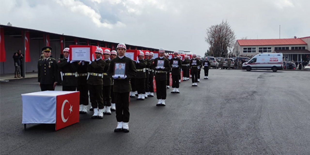 Pençe- Kilit şehitleri memleketlerine uğurlandı