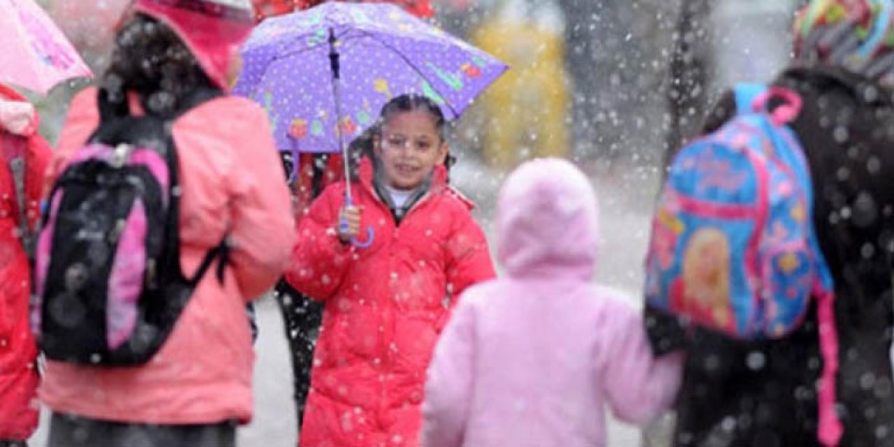 Bazı il ve ilçelerde kar nedeniyle eğitime ara verildi