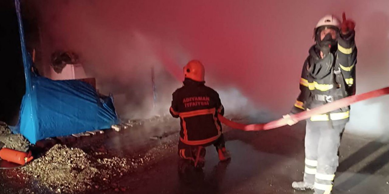 Konteyner kentte yangın paniği