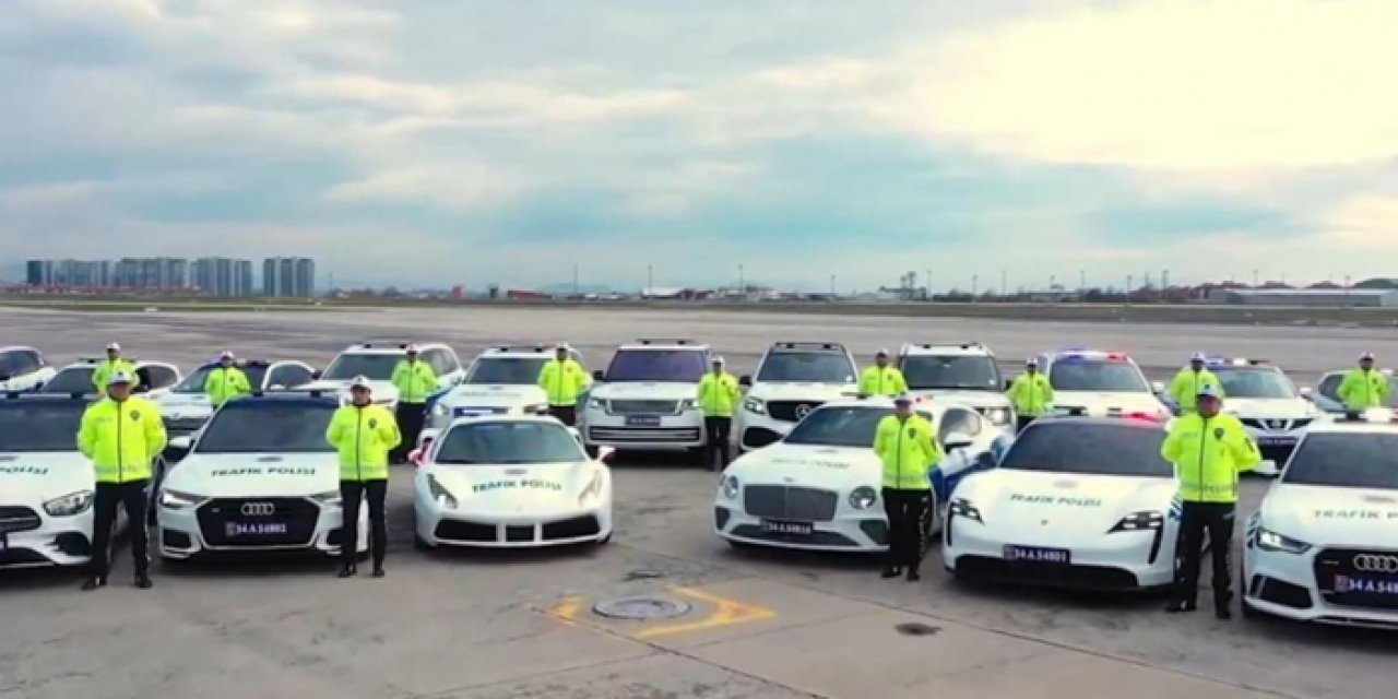 Operasyonlarda ele geçirilen lüks araçlar emniyetin flosuna katıldı