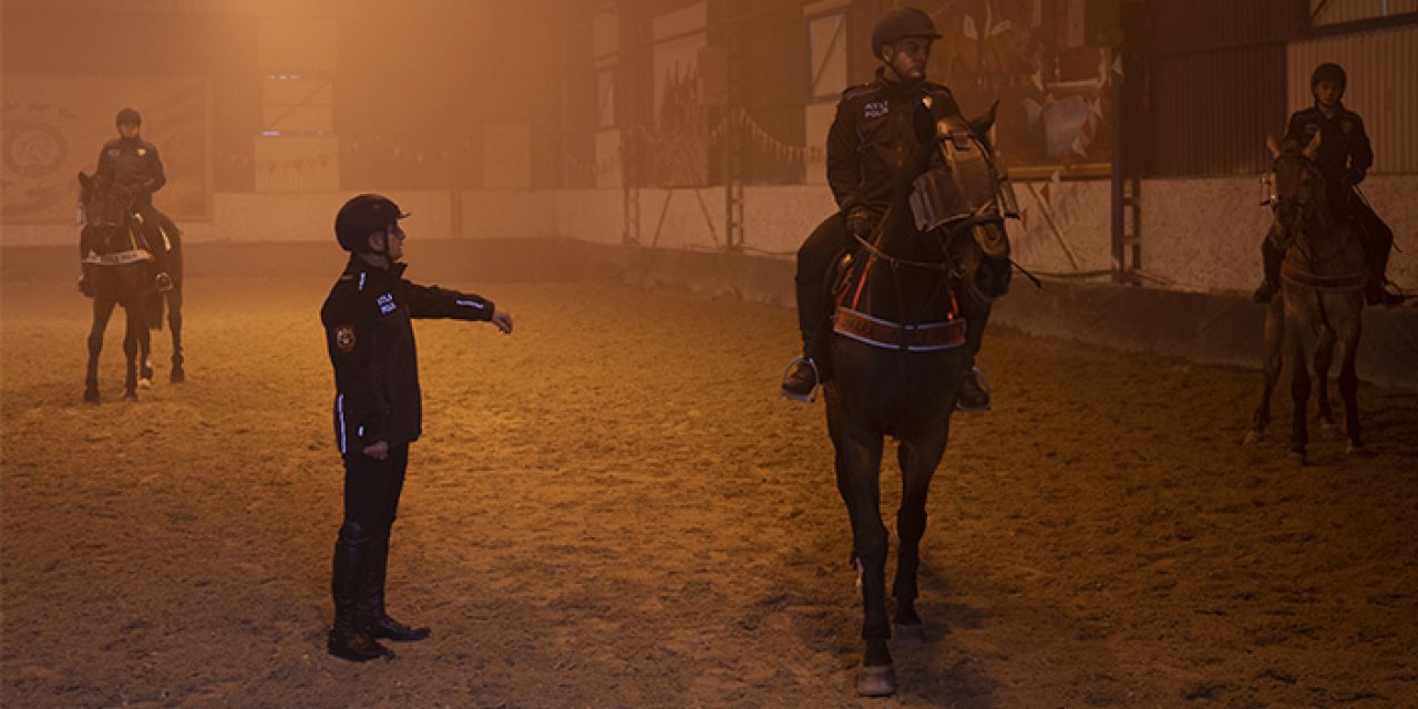 Atlı Polisler Ankara'da eğitim Alıyor: Zorlu anlarda polislerin yanında olacaklar