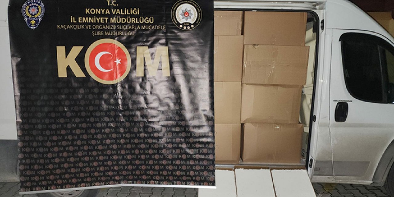 Konya'da kaçağa geçit yok: Milyonlarca ele geçirildi!