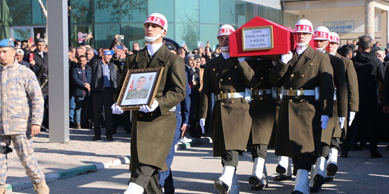 Şehit Emre Taşkın son yolculuğuna uğurlandı