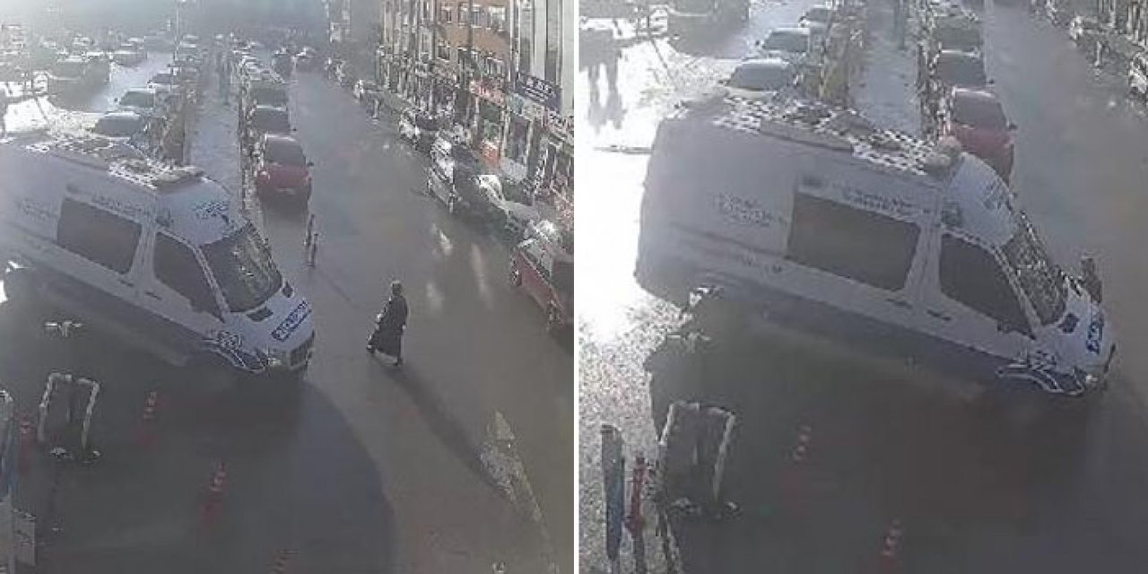 Ambulansın çarptığı kadın yaşamını yitirdi