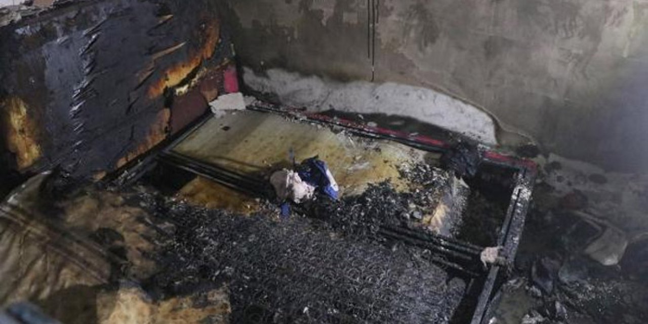 Elektrikli battaniyeden yangın çıktı: Bebek öldü, annesi ile kardeşi yaralandı