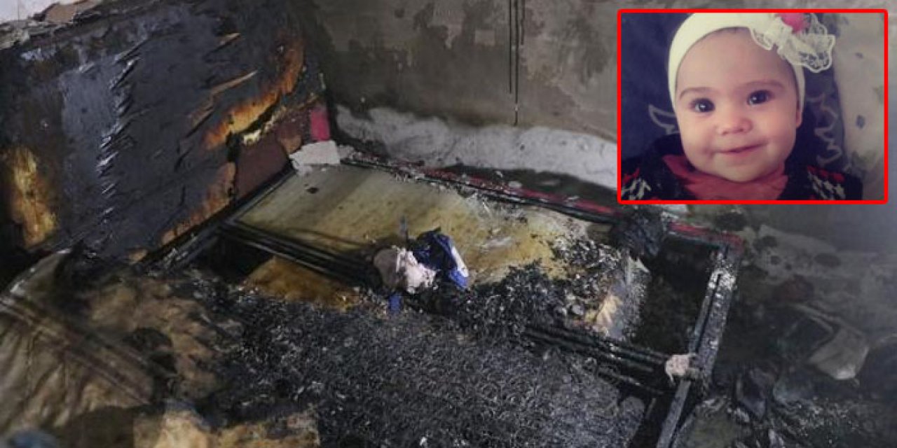 Yangında ölen 1 yaşındaki Masal toprağa verildi