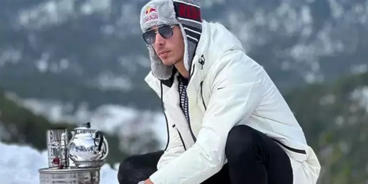 Milli motosikletçi dağda mahsur kaldı