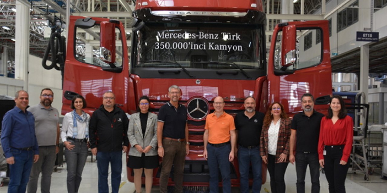 Aksaray'da yüz binlerce Mercedes kamyon üretildi