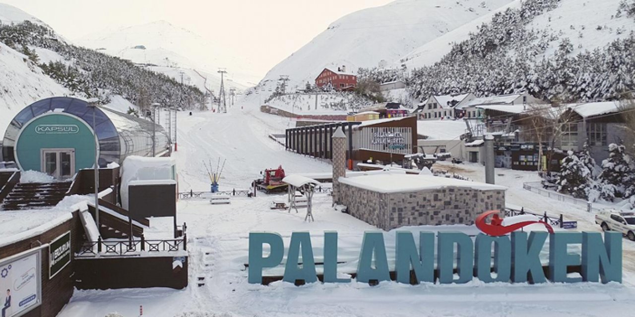 Palandöken’de kar kalınlığı belli oldu