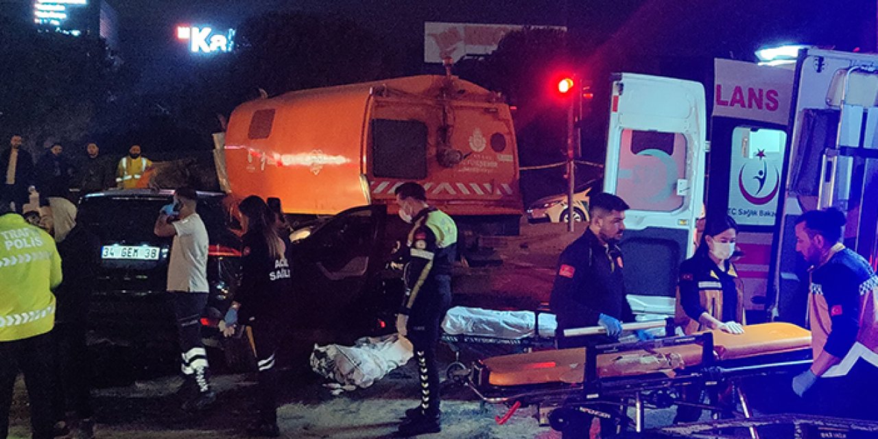 Cip ile temizlik aracı birbirine girdi: 2 ölü 2 yaralı!