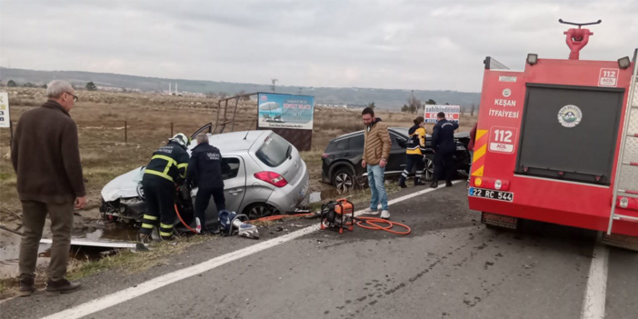 Edirne'de feci kaza: 2 ölü