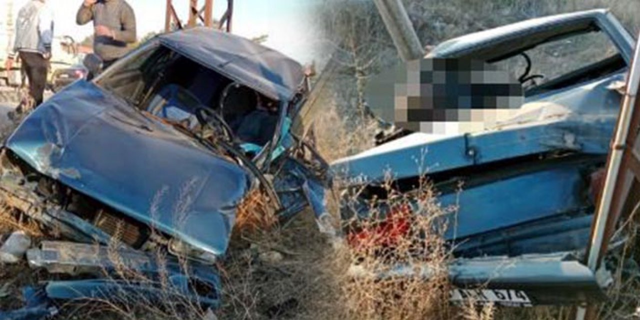Kayseri’de feci kaza! 2 ölü 1 yaralı