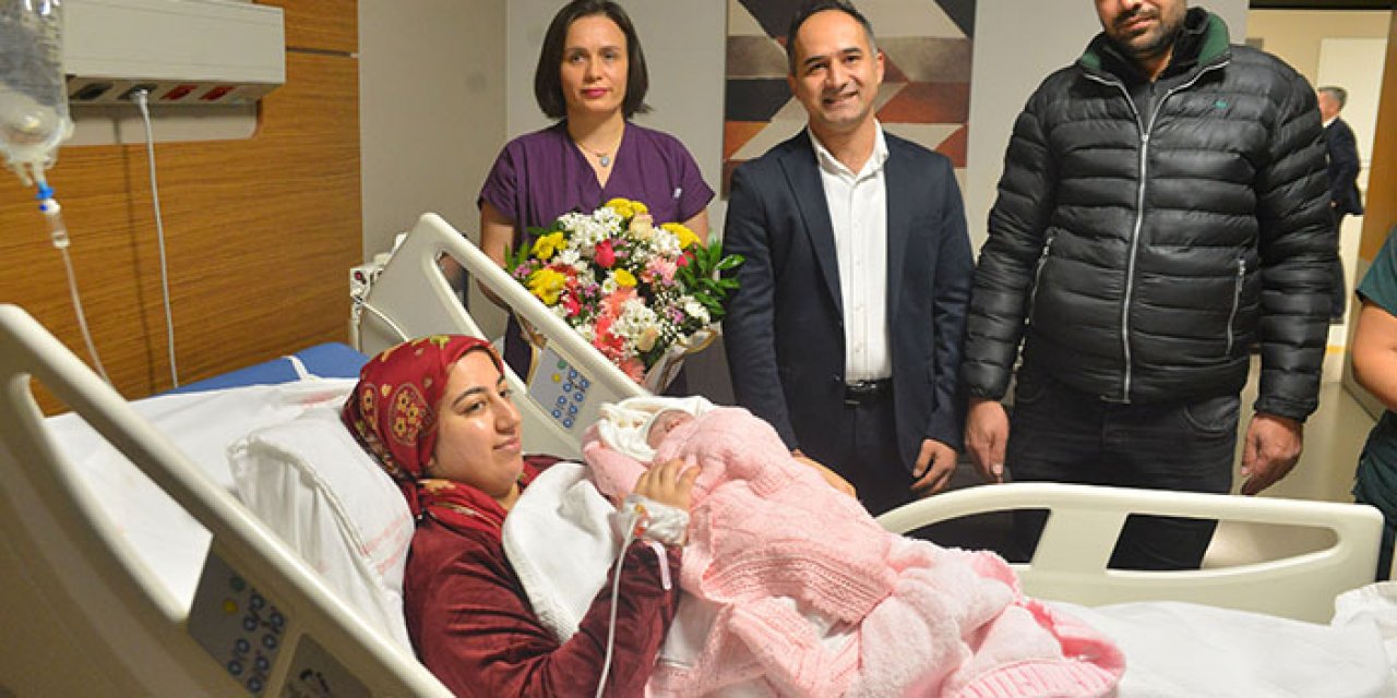 2024’ün ilk bebeği ‘Masal’ oldu