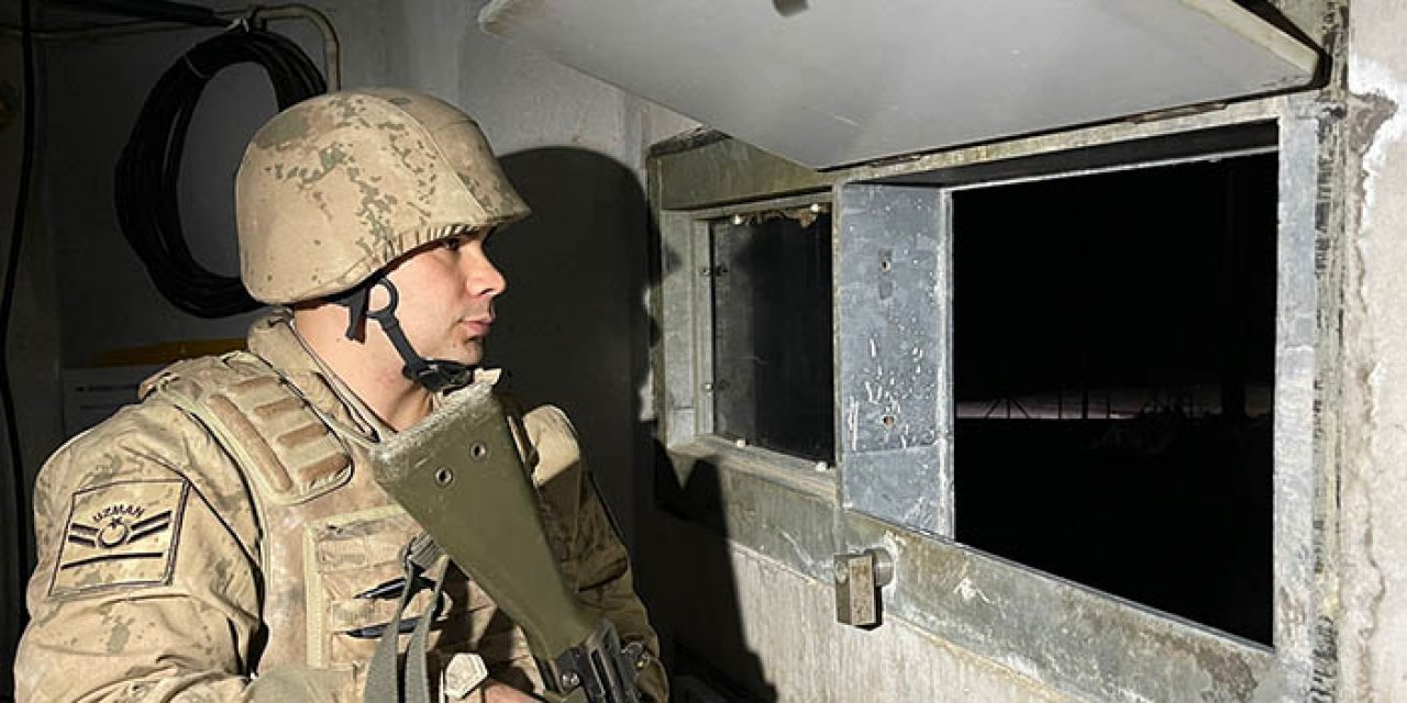 Mehmetçikler yeni yılı elleri tetikte karşıladı