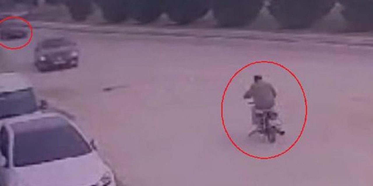 15 yaşındaki sürücü otomobilin altına girdi: O anlar kameraya yansıdı