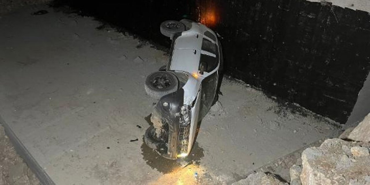 4 metre yükseklikten uçtu: Hafif yaralandı