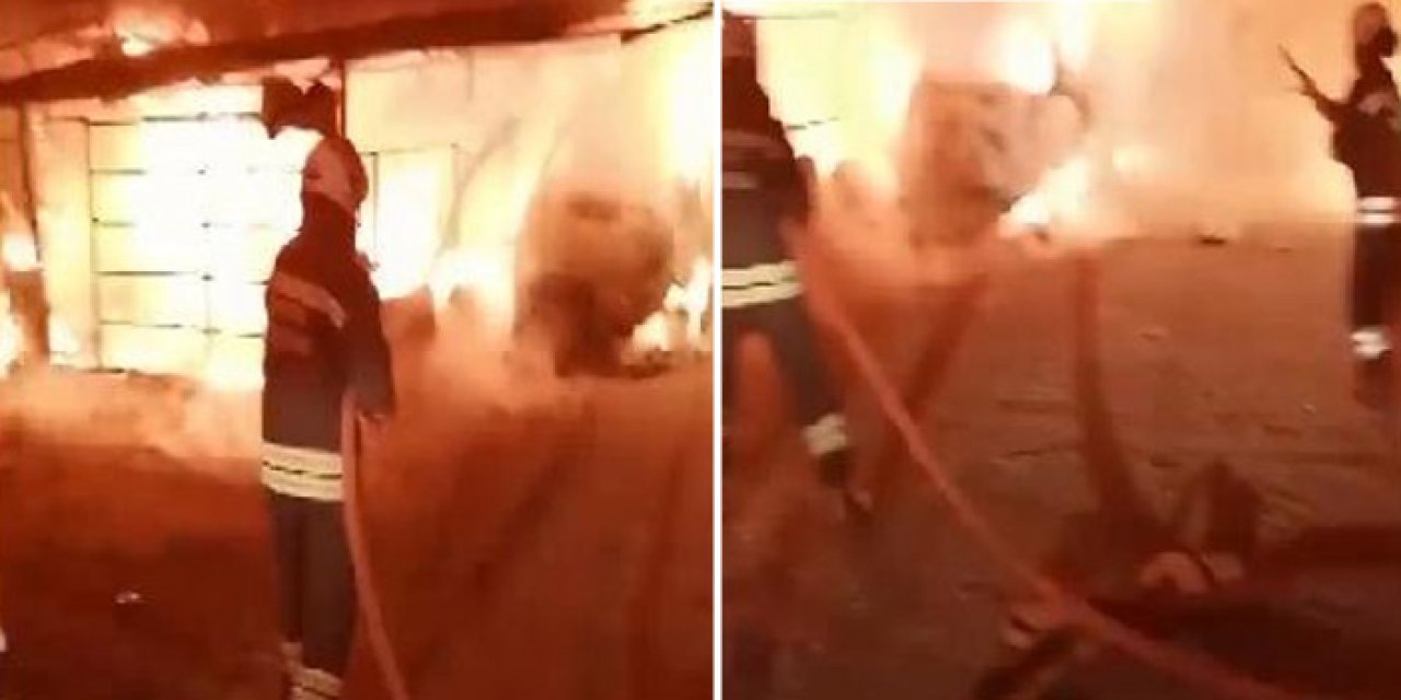 Konya'da şok olay: Benzinle otomobilleri ateşe verdi