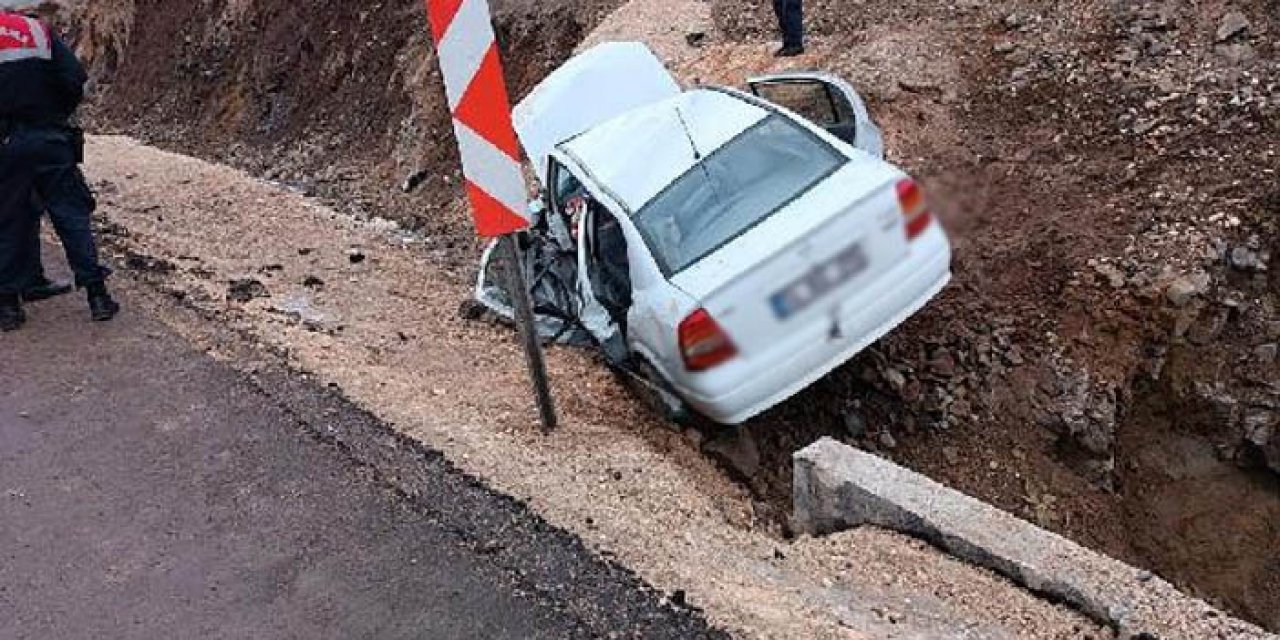Kontrolden çıkıp şarampole uçtu: 1 ölü, 3 yaralı