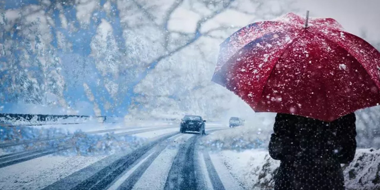 Konya'ya cuma günü kar geliyor! Sokağa çıkarken dikkat!