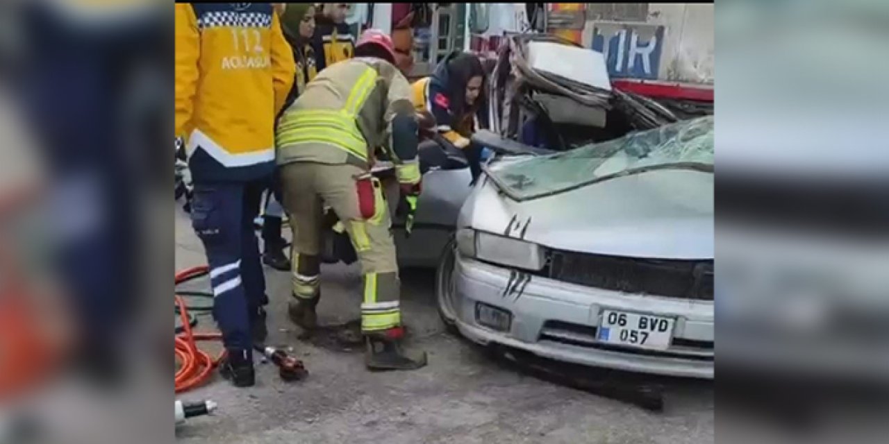 Ankara'da buzlanma kazası: Sürücü hayatını kaybetti!