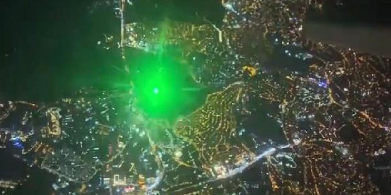 İzmir-İstanbul yolcu uçağına lazer ışığı tutuldu!