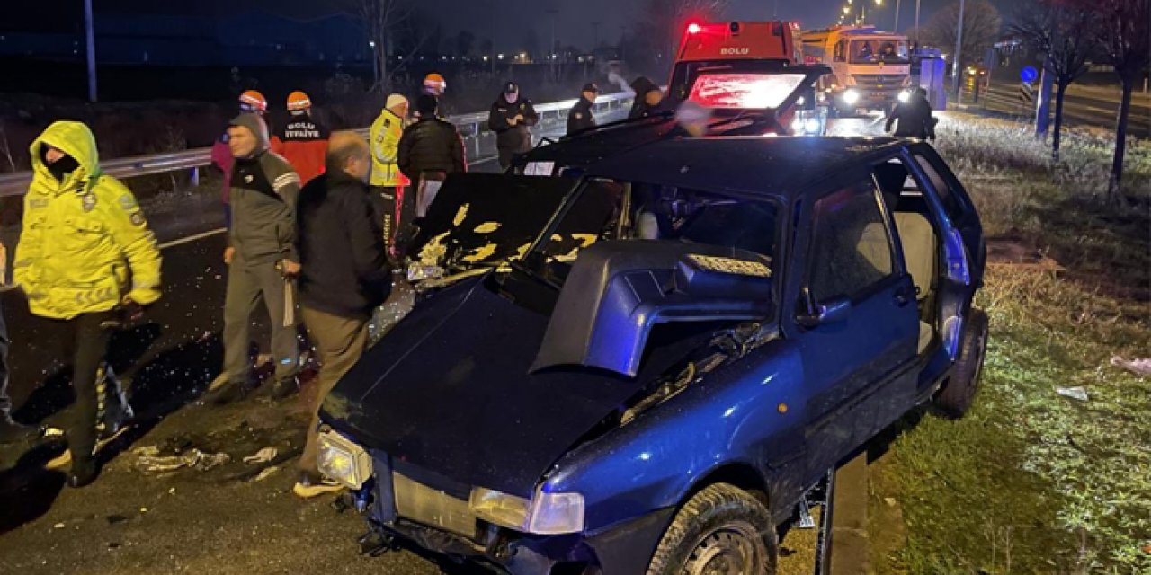 Bolu'da feci kaza: 6 kişi yaralandı