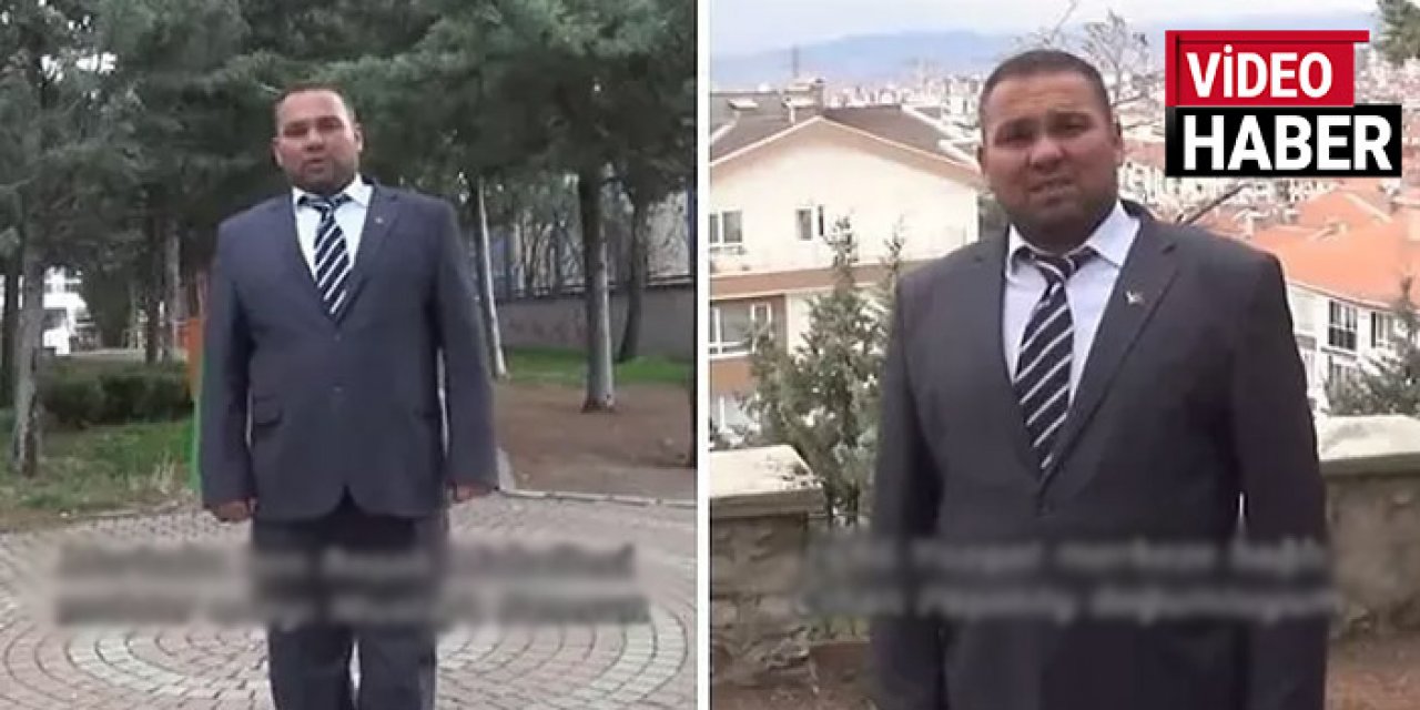 Muhtar adayı trende uydu: Sosyal medya onu konuşuyor