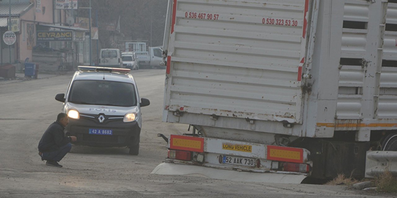 Konya'dan acı haber: Tırın altında kalan usta hayatını kaybetti!