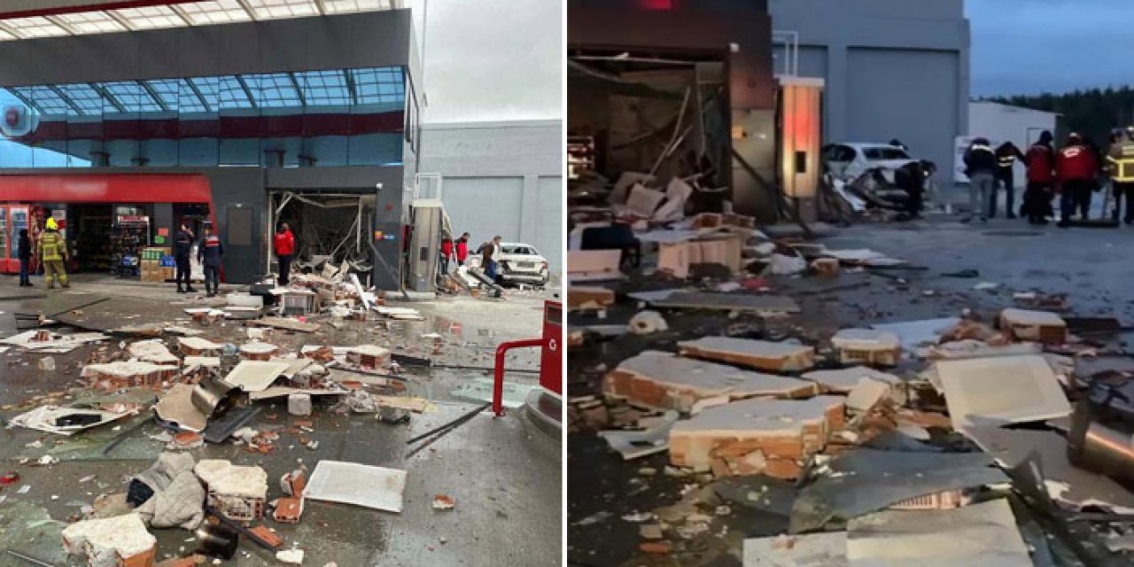 Akaryakıt istasyonunda patlama: 2 kişi yaralandı